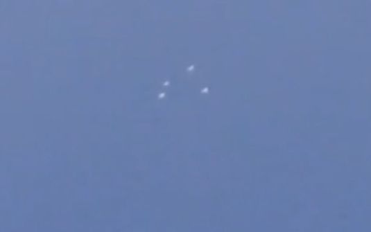 НЛО: огни в небе - видео очевидцев