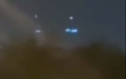 НЛО: огни в небе - видео очевидцев