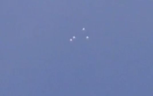 НЛО: огни в небе - видео очевидцев
